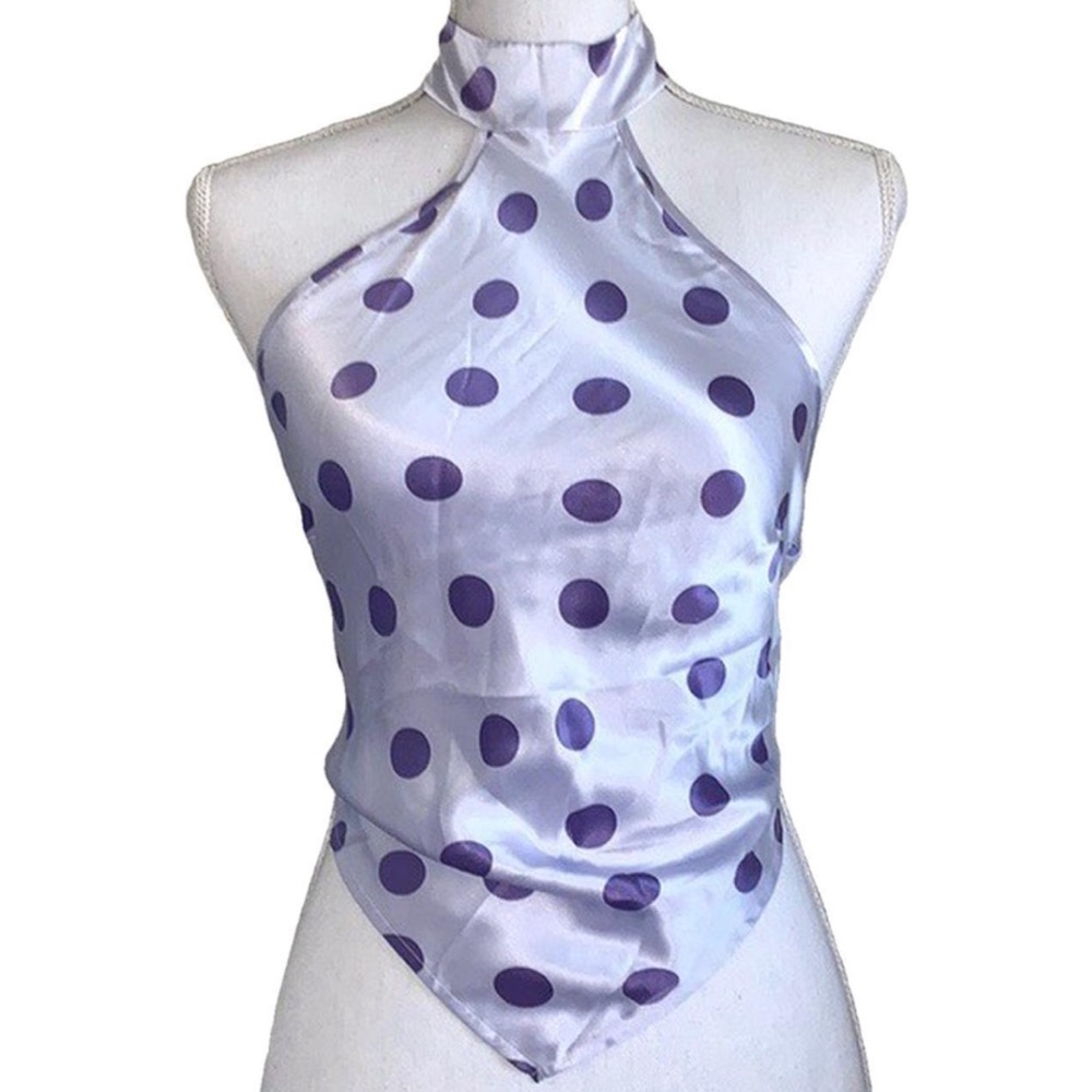 Victoria's Secret Y2K Silk Halter Top